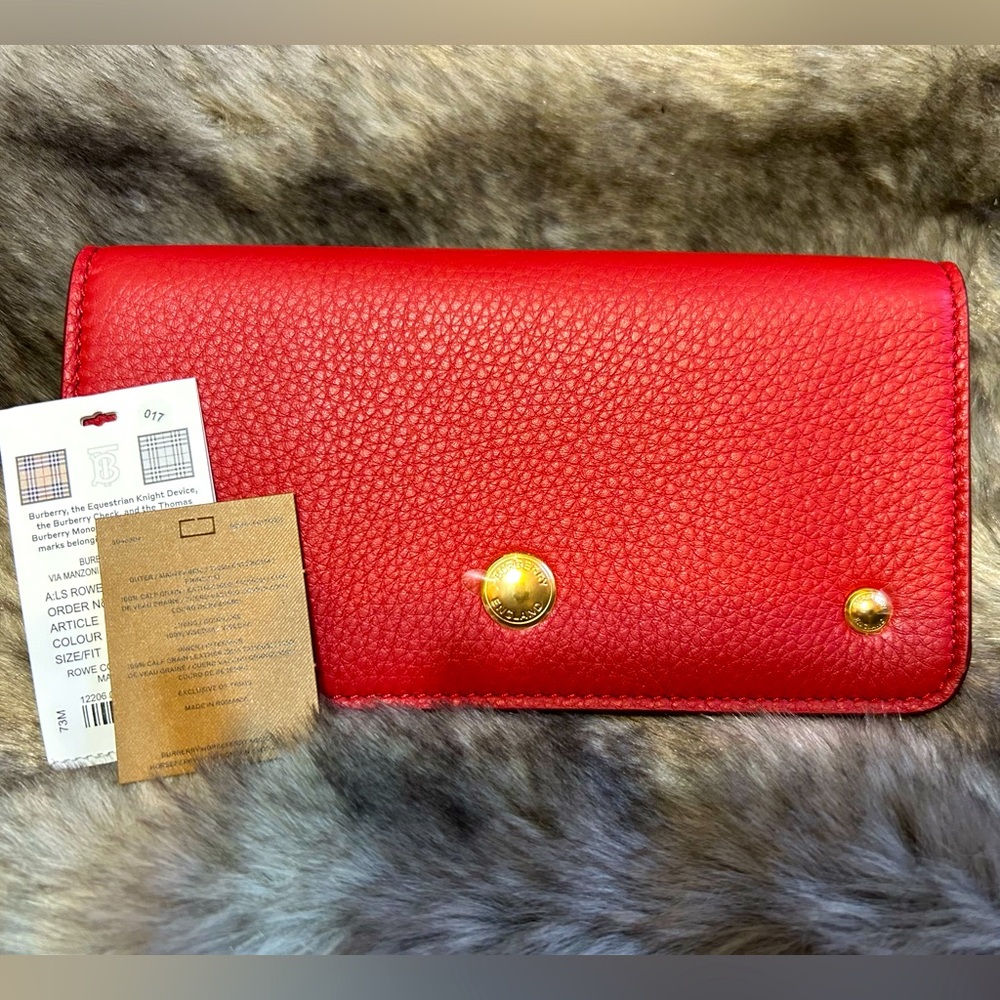 🔥NWT BURBERRY CONTINENTAL WALLET